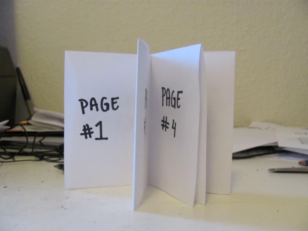 How to make a one-page zine